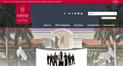 Desktop Screenshot of miramarculturalcenter.org